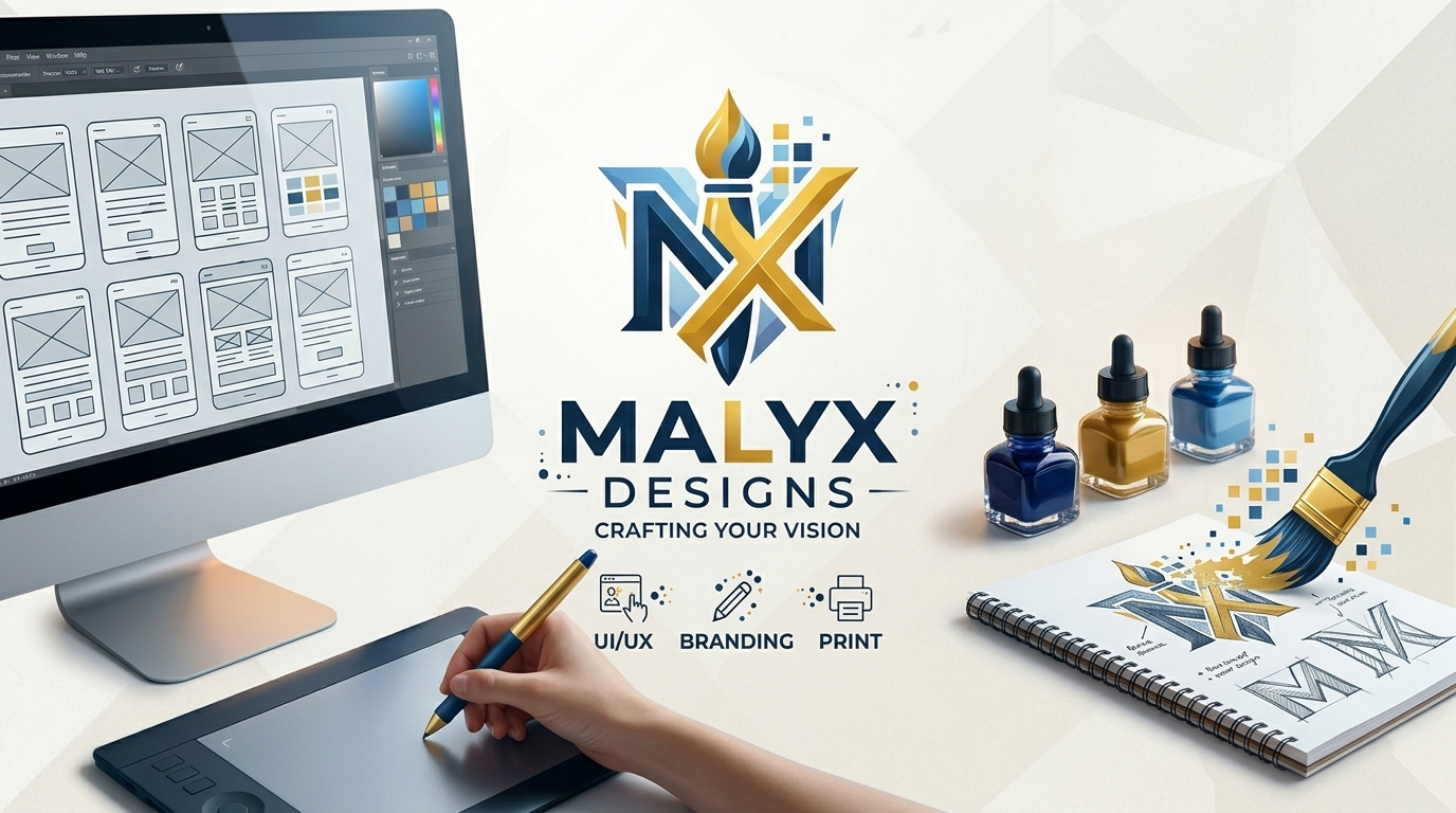 Malyx Designs Hero Workspace