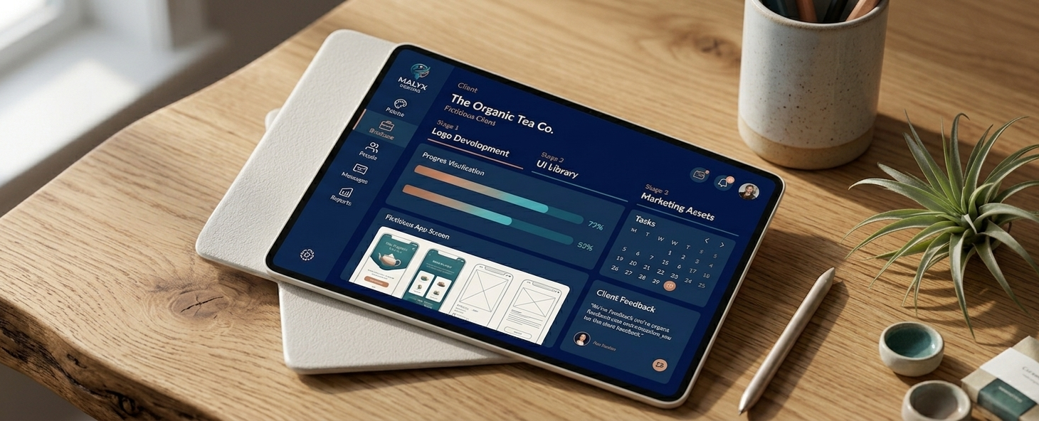 UI/UX Showcase Layout